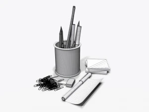 mesh penholder 3D Model