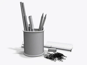 mesh penholder 3D Model