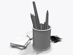 mesh penholder 3D Model