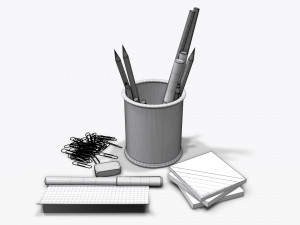 mesh penholder Modelo 3D