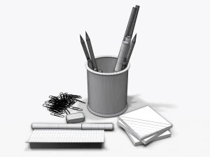 mesh penholder 3D Model