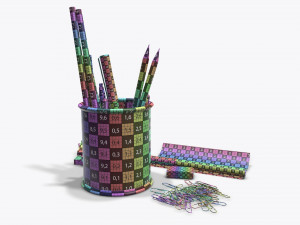 mesh penholder Modelo 3D