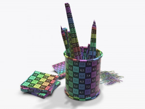 mesh penholder Modelo 3D