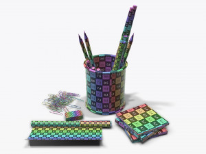 mesh penholder Modelo 3D