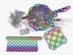 mesh penholder Modelo 3D