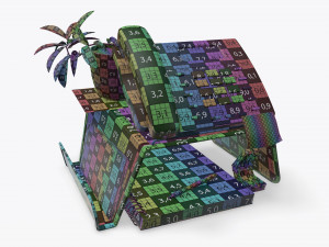 phone mesh holder with decors 3D Модель