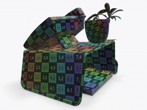 phone mesh holder with decors 3D Модель