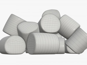 marshmallows 3D Model