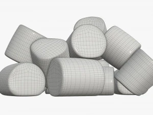 marshmallows 3D Model