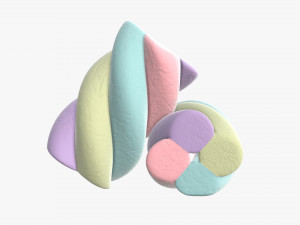 marshmallows 3D Model