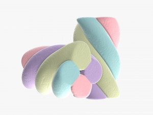 marshmallows 3D Model