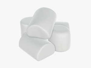 marshmallows 3D Model