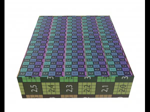 chewing gum 30 packs 3D Model