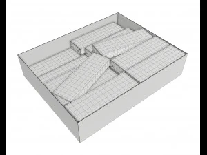 chewing gum packs 3D Model