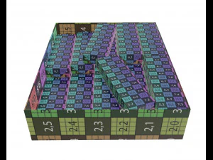chewing gum packs 3D Model