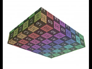 chewing gum packs 3D Model