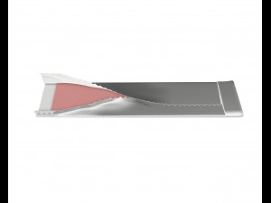 chewing gum stick opened 01 3D Model