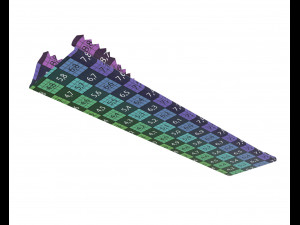 chewing gum stick opened 01 3D Model