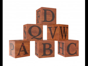 developing cubes Modello 3D