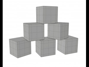 developing cubes Modello 3D