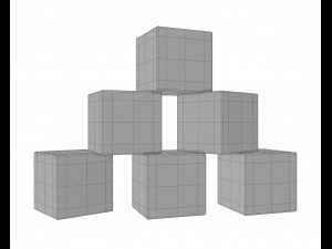 developing cubes Modello 3D