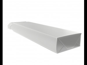 pack of stick chewing gum opened 3D Model