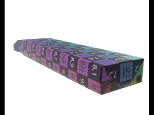 pack of stick chewing gum opened 3D Model