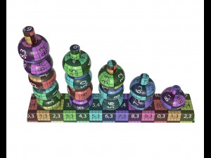scores wooden toy 3D Model