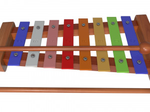 xylophone rainbow children Modelo 3D