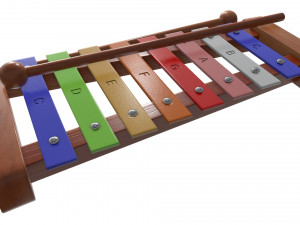 xylophone rainbow children Modelo 3D