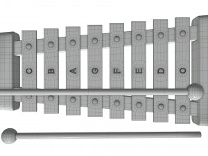 xylophone rainbow children Modelo 3D