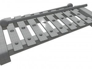 xylophone rainbow children Modelo 3D