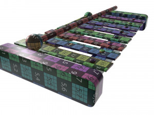xylophone rainbow children Modelo 3D