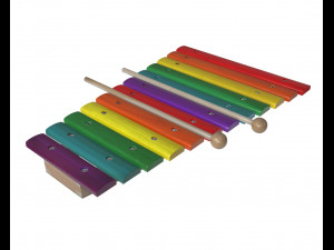 xylophone toy colored 3D Model