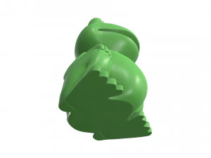 green frog toy 3D Model