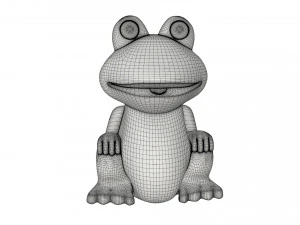 green frog toy 3D Model