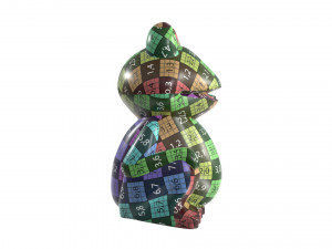 green frog toy 3D 모델