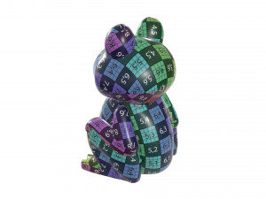 green frog toy 3D 모델