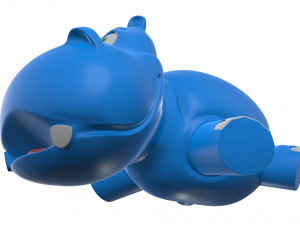 hippo toy Modello 3D