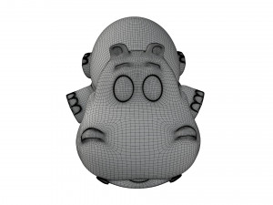 hippo toy Modello 3D