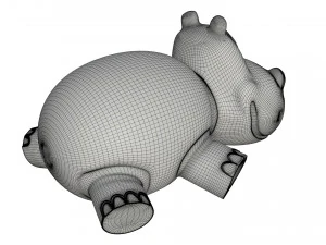 hippo toy 3D Model