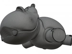 hippo toy 3D Model