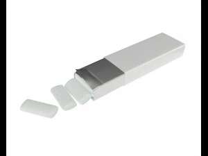 упаковка жевательной резинки открыта 3D Модель