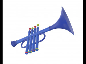 plastic trumpet 3D Model