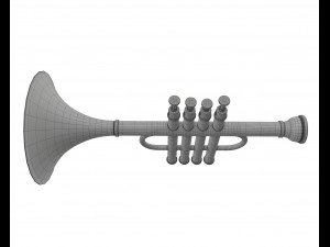 plastic trumpet 3D Model