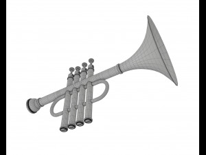 plastic trumpet 3D Model