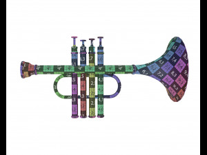 plastic trumpet 3D Model