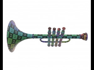 plastic trumpet 3D Model