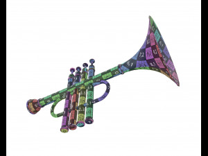 plastic trumpet 3D Model