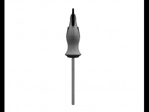 sugar lollipop made in the shape of cockerel 3D Model